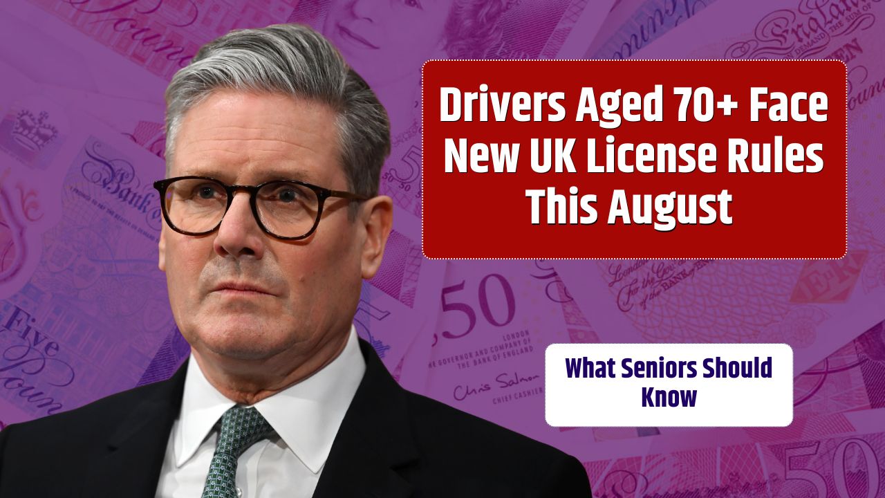 Drivers Aged 70+ Face New UK License Rules This August - What Seniors Should Know